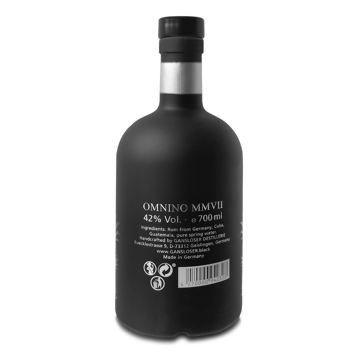Gansloser Black Rum 42%