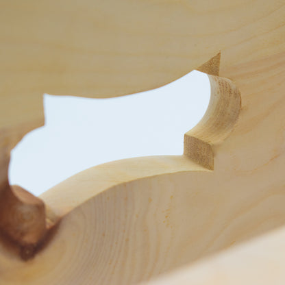 Schemel aus Zirbenholz | Tischlerhandwerk aus der Steiermark | 40x20 cm