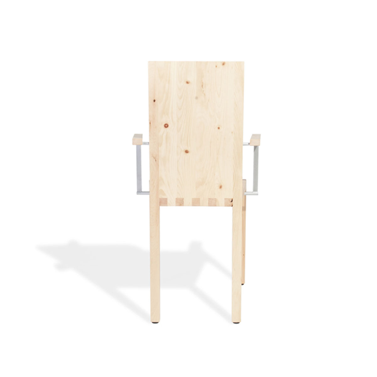 Designer Stuhl  aus Zirbenholz mit Armlehnen - &
