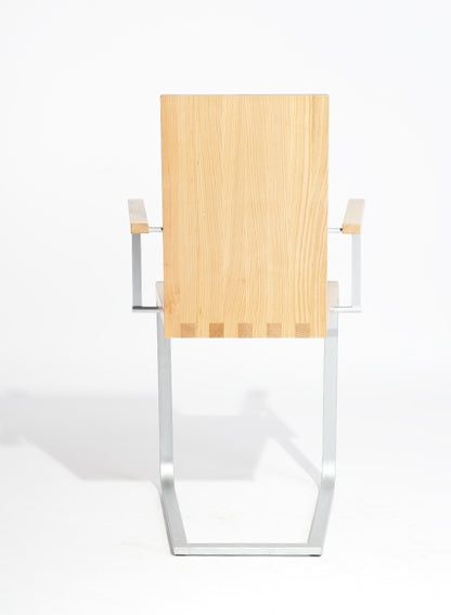 Designer Sessel mit Armlehne aus Kirschholz -Stuhlhandwerk aus Europa &