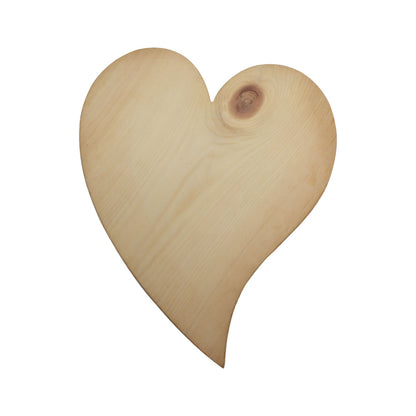 Massivholz Herzen in verschiedenen Größen mit oder ohne Spruch - Schönes Geschenk für Anlässe und liebe Menschen