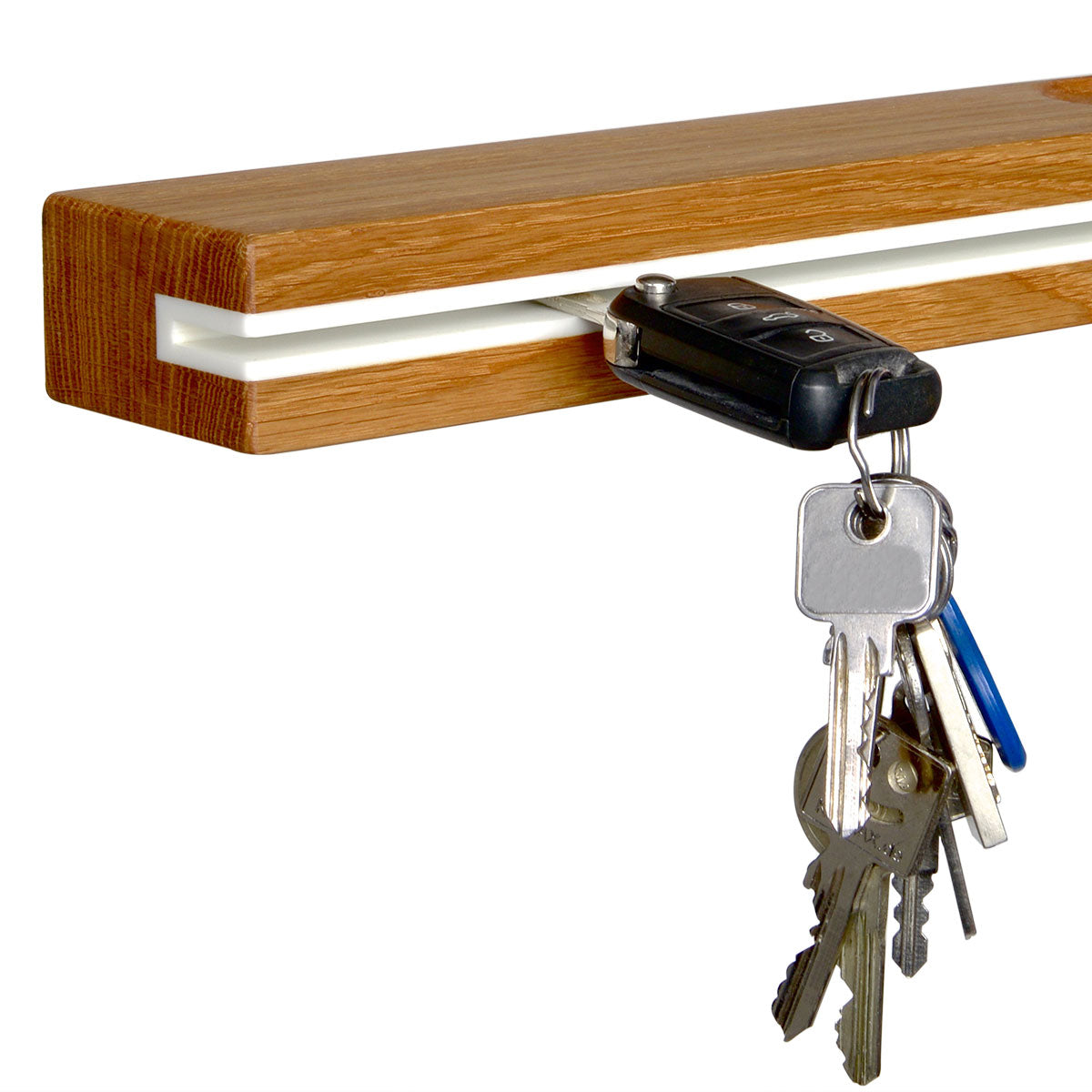 Key rack | Schlüsselbrett aus Eichenholz und Acrylstein - Handgefertigt in Deutschland