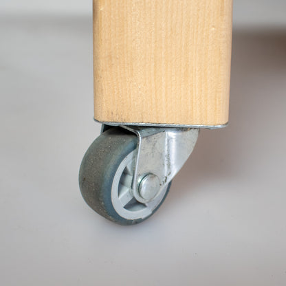 Kräuterhochbeet aus Lärchenholz oder Zirbenholz inkl. Wasserdichte Schutzfolie | Ablage &amp; Räder optional - Handarbeit aus Österreich